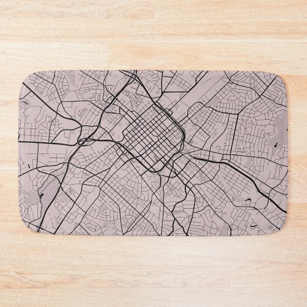 Item preview, Charlotte Blush Pink Artistic Map designed and sold by Interpret108.