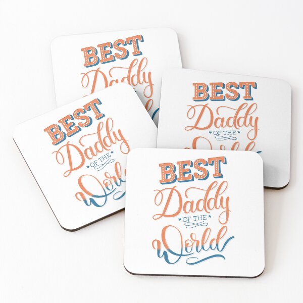 Item preview, Best Daddy of the World. Hand lettering. World's best dad. designed and sold by Sandra Brezina.