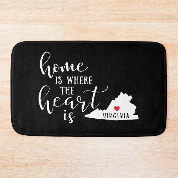 Item preview, Virginia, Home Is Where the Heart Is, Home State designed and sold by ladylaughprints.