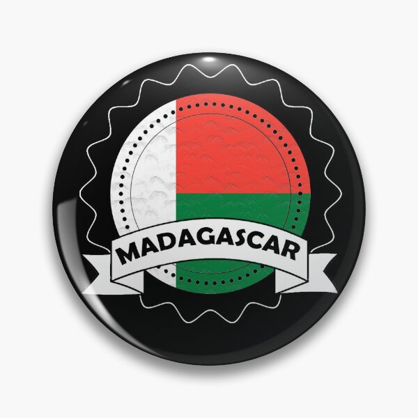 Item preview, Madagascar Emblem-Badge-Flag designed and sold by Gina-Driada.