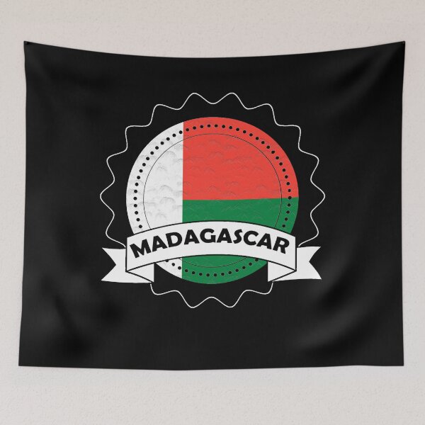 Item preview, Madagascar Emblem-Badge-Flag designed and sold by Gina-Driada.