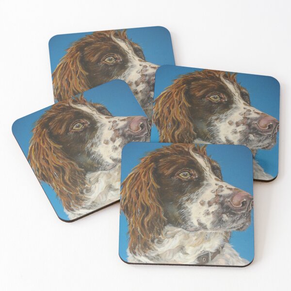 Item preview, Jasper. Dog painting art by award-winning UK artist Sam Fenner designed and sold by SamFennerArt.