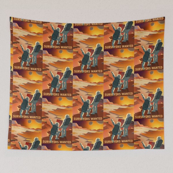 Item preview, Surveyors Wanted Terraform Mars  designed and sold by PosterpartyCo.