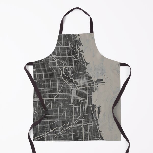 Item preview, Chicago Neutral Artistic Map designed and sold by Interpret108.