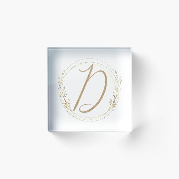 Item preview, Letter D - Gold leaves designed and sold by Rionda.