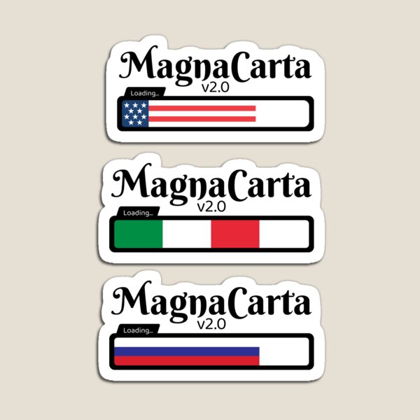 Item preview, Flags Sticker Pack | Magna Carta | America Italy Russia designed and sold by Vitsson.