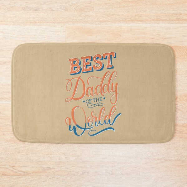 Item preview, Best Daddy of the World. Hand lettering. World's best dad. designed and sold by Sandra Brezina.