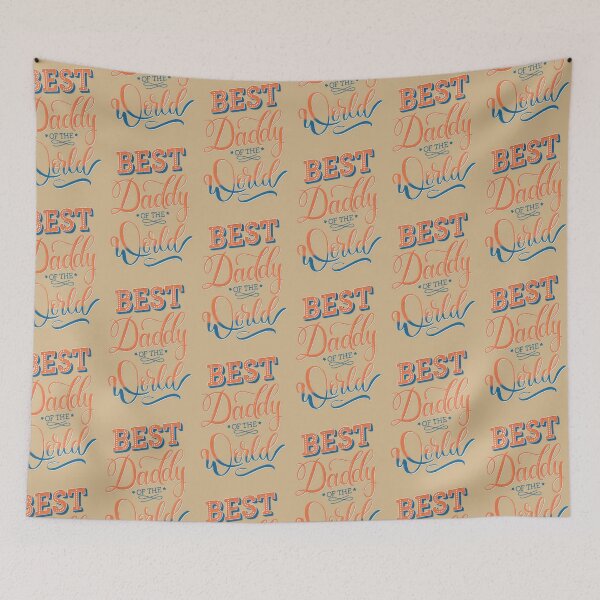 Item preview, Best Daddy of the World. Hand lettering. World's best dad. designed and sold by Sandra Brezina.