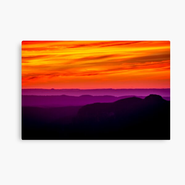 Colourful sunrise Canvas Print