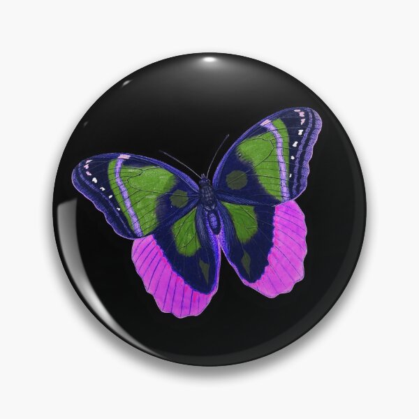 Item preview, Butterfly green dark pink designed and sold by Susanne Margarete Lutz.