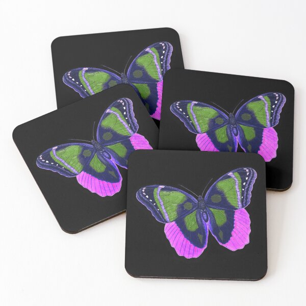 Item preview, Butterfly green dark pink designed and sold by Susanne Margarete Lutz.