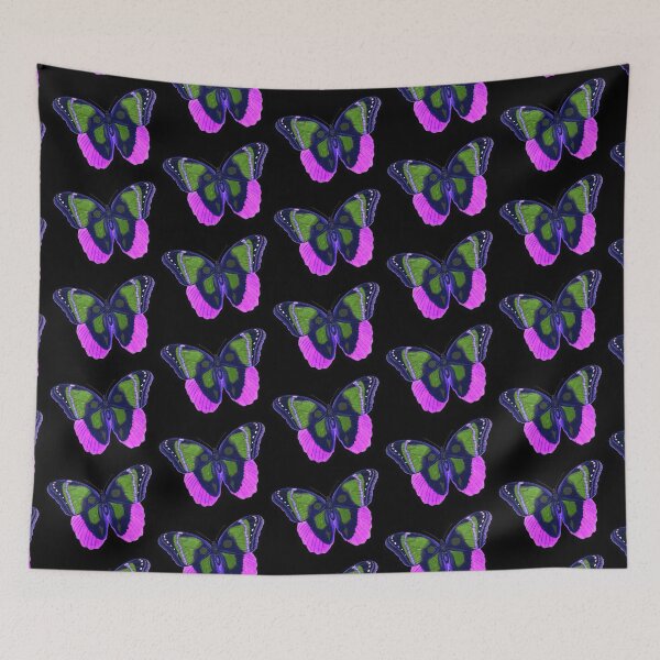 Item preview, Butterfly green dark pink designed and sold by Susanne Margarete Lutz.