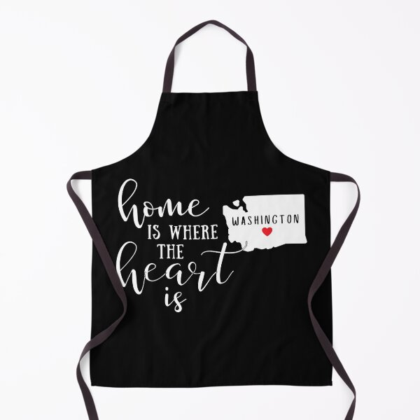 Item preview, Washington, Home Is Where the Heart Is, Home State designed and sold by ladylaughprints.