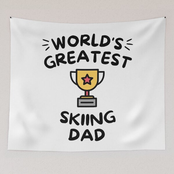 Item preview, World's greatest skiing dad designed and sold by TheGreenGoat.