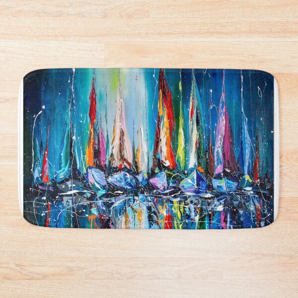 Item preview, Sailboats in harbor  designed and sold by VladArt House.