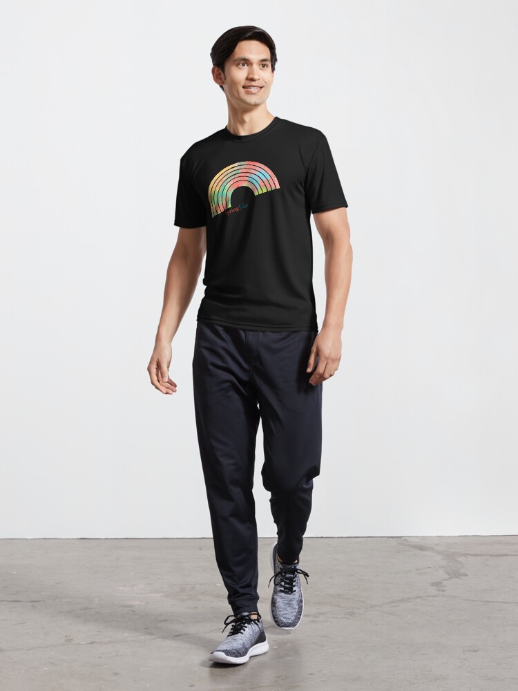 Aperçu 5 sur 7. T-shirt respirant avec l'œuvre Spring Vibes créée et vendue par 1mondeapart.
