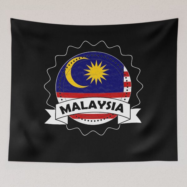Item preview, Malaysia Emblem-Badge-Flag designed and sold by Gina-Driada.