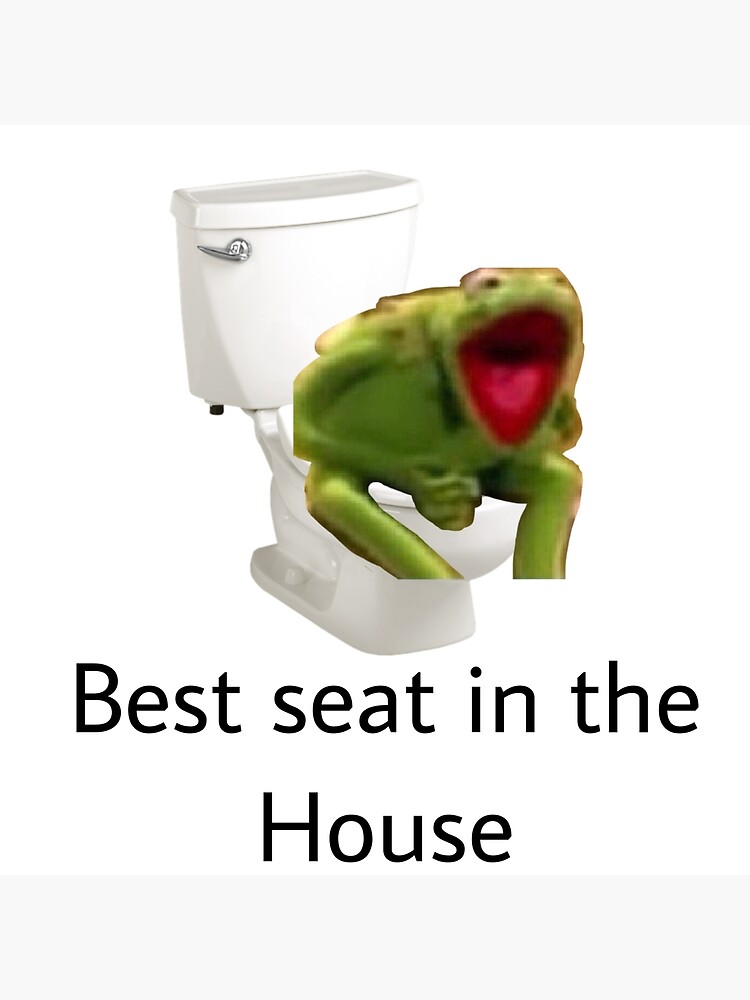 "Best seat in the house poster" Poster by Patmackriel70 Redbubble