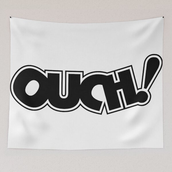 Item preview, Ouch! Funny Text designed and sold by TasAlex.