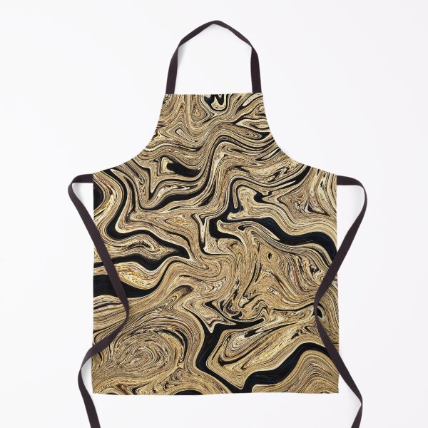 Item preview, Gold Wave on Black designed and sold by Flydea.