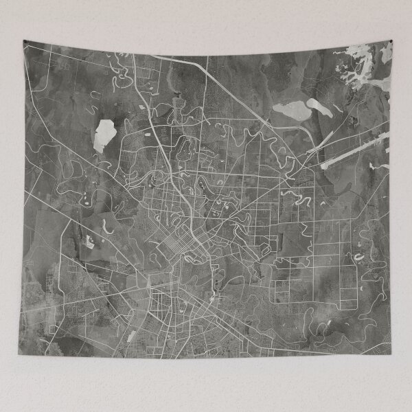 Item preview,  Brownsville TX Neutral Artistic Map designed and sold by Interpret108.