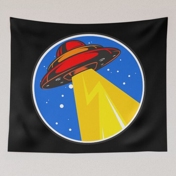 Item preview, Alien - UFO Spaceship Red designed and sold by Art-Bazaar.