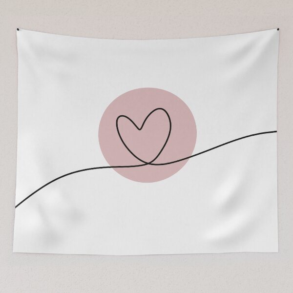 Item preview, One line art heart designed and sold by SJAPhoto.