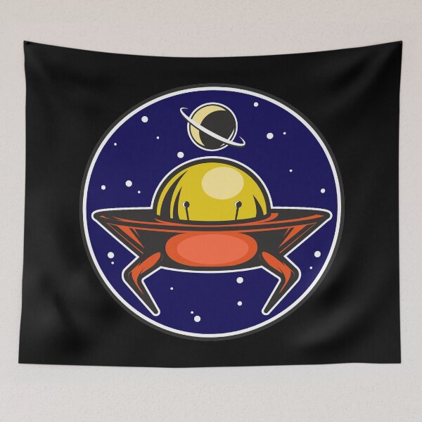 Item preview, Alien - UFO Spaceship Yellow designed and sold by Art-Bazaar.