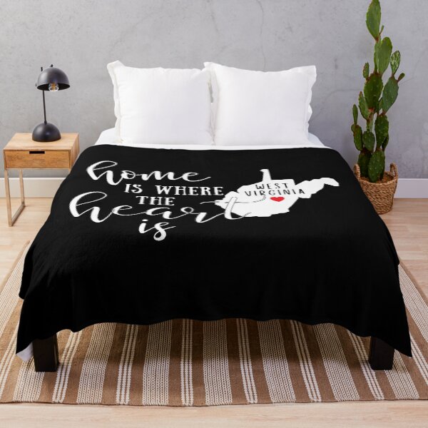 Item preview, West Virginia, Home Is Where the Heart Is, Home State designed and sold by ladylaughprints.