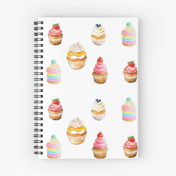 Item preview, Cupcakes and cakes hand painted in watercolor  designed and sold by Bonheurem.