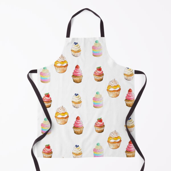 Item preview, Cupcakes and cakes hand painted in watercolor designed and sold by Bonheurem.