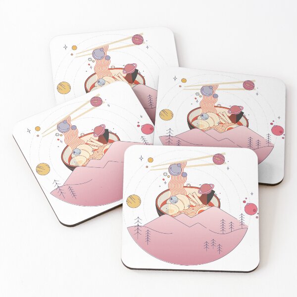 Item preview, An Anime Inspired Planet Landscape with a Ramen Sunrise designed and sold by crazycollective.