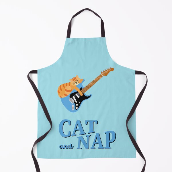 Item preview, Relaxed Cat on Guitar | Tabby | Catnap designed and sold by Fluffy-Vectors.