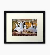 Whirling Dervishes Framed Print