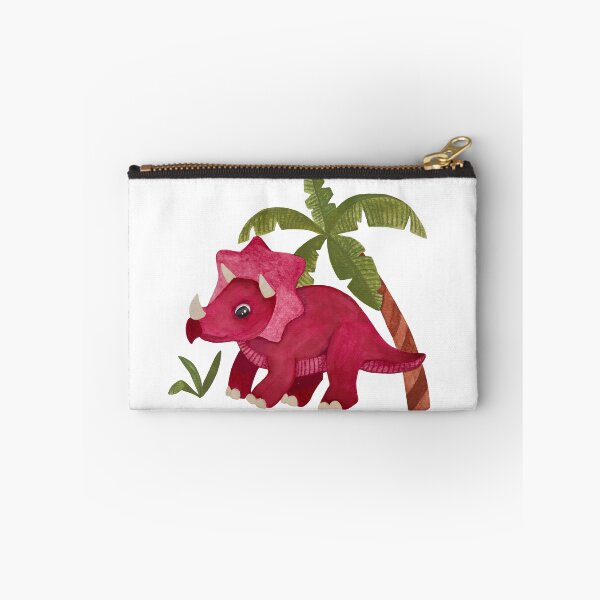 Item preview, Cute red watercolor dinosaur designed and sold by DCIllustration.