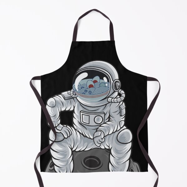 Item preview, An Astronaut Pondering Ramen Life on an Asteroid in Space designed and sold by crazycollective.