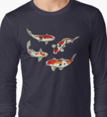 La ronde des carpes koi Long Sleeve T-Shirt