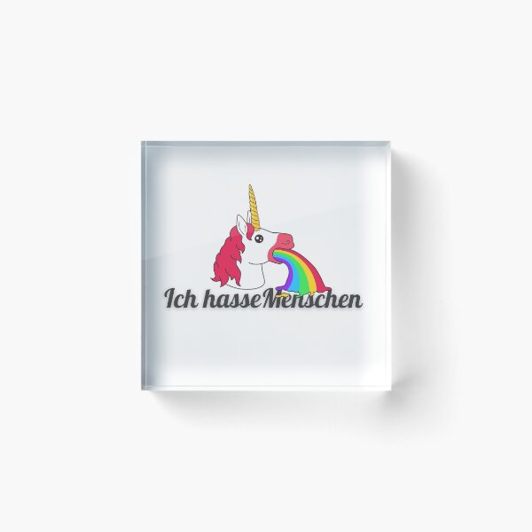 Artikelvorschau, Ich hasse Menschen Einhorn Design entworfen und verkauft von Aedrikan.