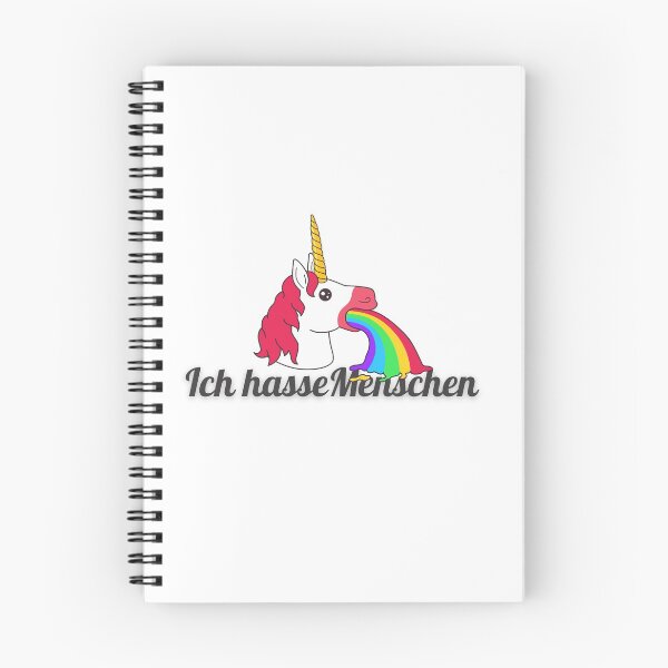 Item preview, Ich hasse Menschen Einhorn Design designed and sold by Aedrikan.