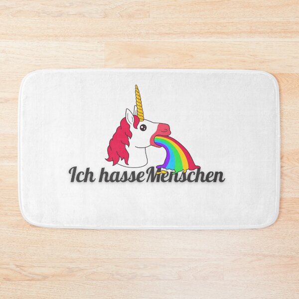 Item preview, Ich hasse Menschen Einhorn Design designed and sold by Aedrikan.