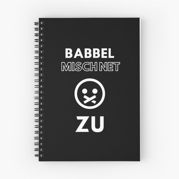 Artikelvorschau, Babbel misch net zu lustig Spruch Einstellung entworfen und verkauft von DerEmmat.
