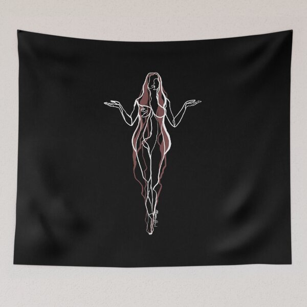 Item preview, Single Line - Virgo (White) designed and sold by MaxencePierrard.