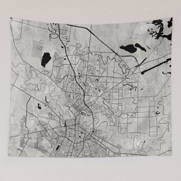 Item preview, Brownsville TX Neutral Artistic Map 2 designed and sold by Interpret108.