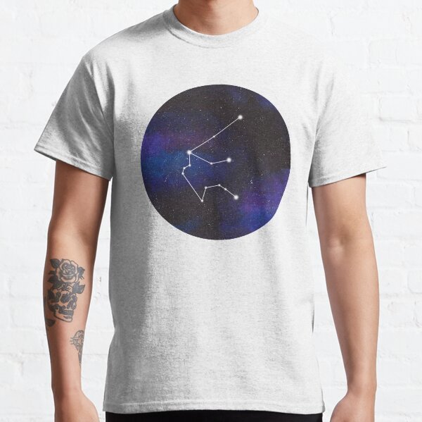 Aquarius - galaxy star constellation Classic T-Shirt