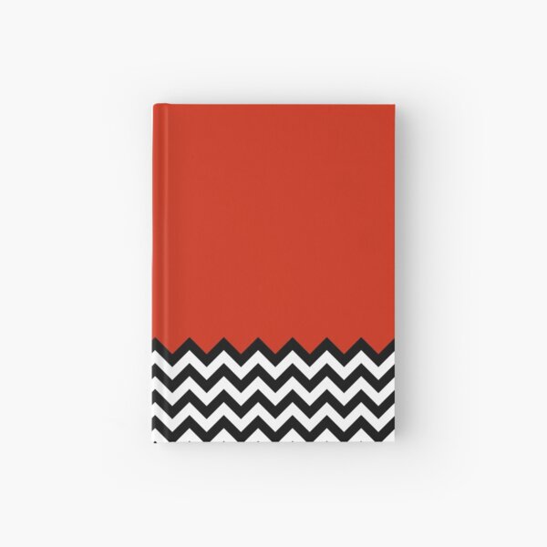 Black Lodge (Twin Peaks) inspired graphic Hardcover Journal