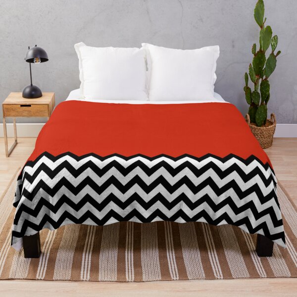 Black Lodge (Twin Peaks) inspired graphic Throw Blanket