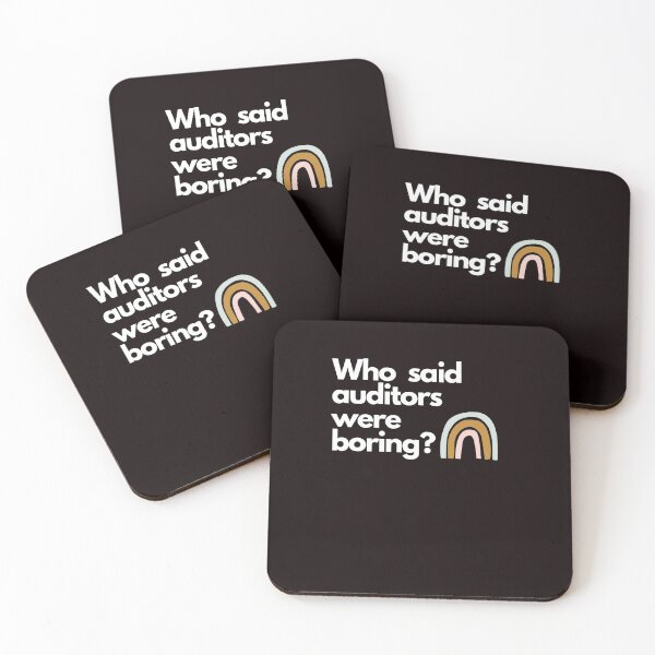 Item preview, Who said auditors were boring? designed and sold by Evartdesign.
