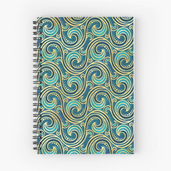 Item preview, Modern Rococo Mermaid Ocean Waves designed and sold by micklyn.