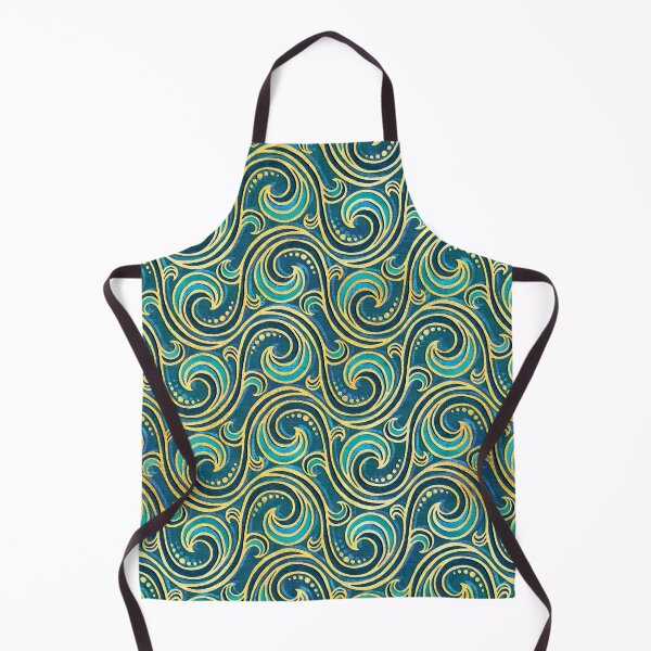 Item preview, Modern Rococo Mermaid Ocean Waves designed and sold by micklyn.