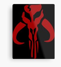 Mandalorian Emblem Metal Print